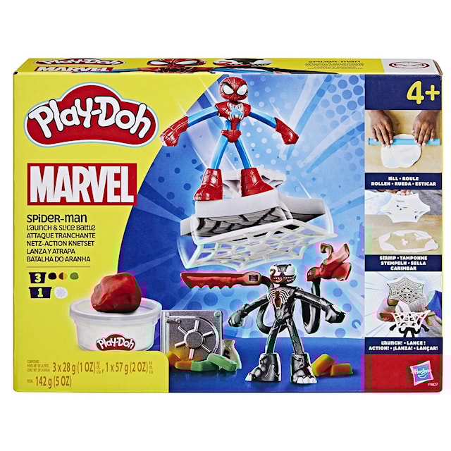 Produktbilde 1 for Play-Doh Marvel Spider-Man Launch & Slice Playset