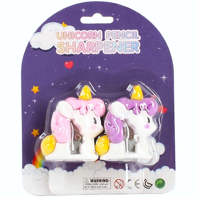 Produktbild 1 för Pennvässare Enhörning 2-pack Suntoy