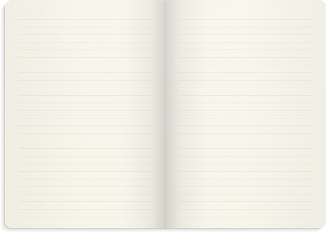 Produktbild 2 för Anteckningsbok A5 Blue Deluxe, Linjerad, Burde