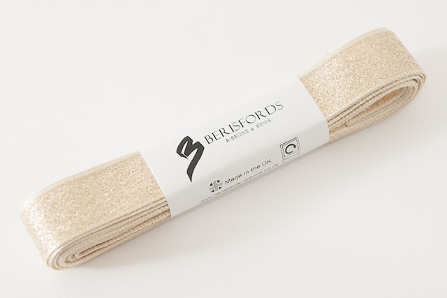 Guld Laméband 15mm x 5 meter