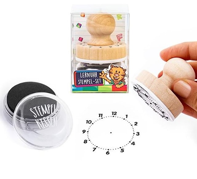 Produktbilde 1 for Stempelsett Lær Deg Klokka Trendhaus