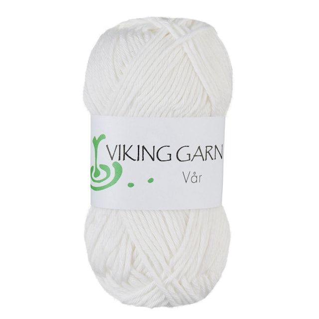 Vår 50 g Hvit 400 Viking Garn