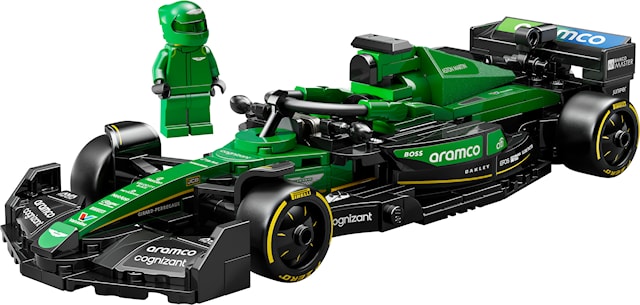 Produktbild 2 för Aston Martin Aramco F1® AMR24 racerbil LEGO® Speed Champions (77245)