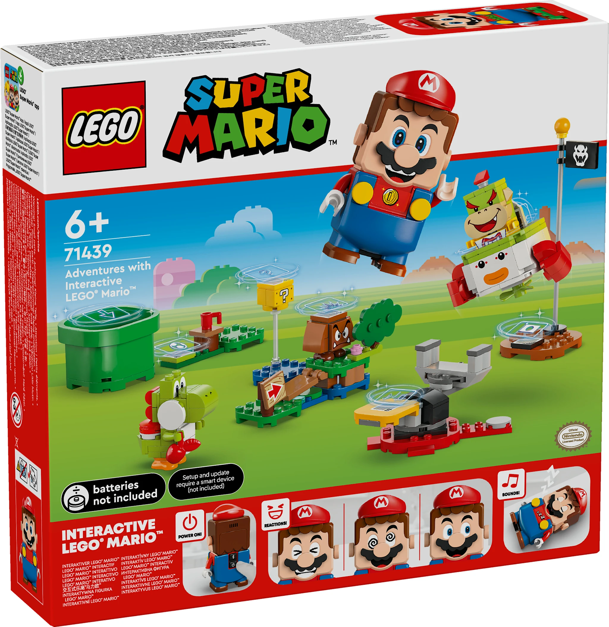 Produktbild för Äventyr med interaktiva Mario™ LEGO® Super Mario (71439)