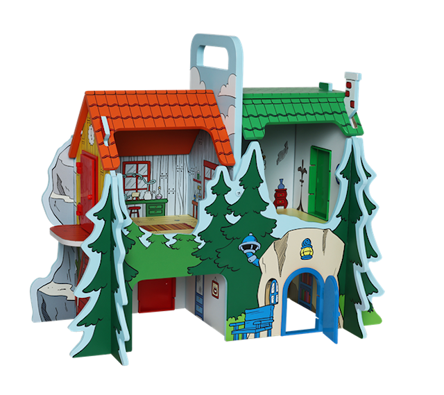 Tuotekuva 3 - Bamse Lekvärld Bamsebyn med Lekplatta Micki