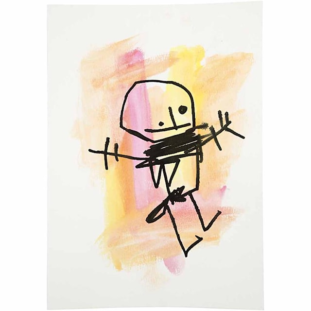 Tuotekuva 3 - Vesiväripaperi, A4, arkki 210x297 mm, 200 g, valkoinen, 100 ark/ 1 pkt