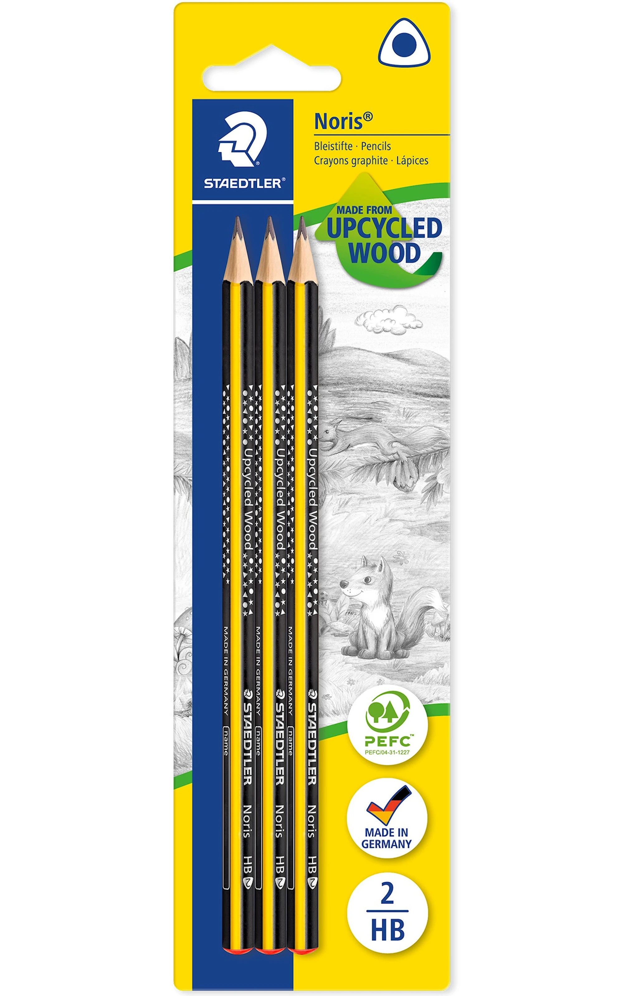 Tuotekuva ille Kolmikulmainen Noris-lyijykynä, 3 kpl/pakkaus, Staedtler