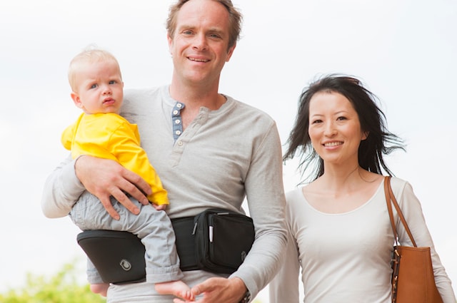 Produktbild 2 för Hipseat Höftstöd Navy, Hippy Chick