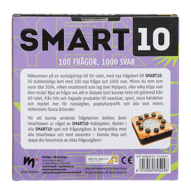 Produktbilde 2 for Smart10 Spørrekort 00-Tallet (SE)