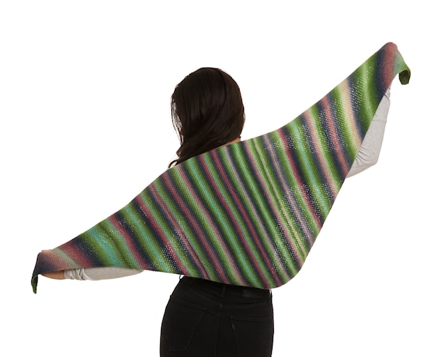 Tuotekuva 2 - Nordlys 100 g Multi grønn/rosa 935 Viking Garn