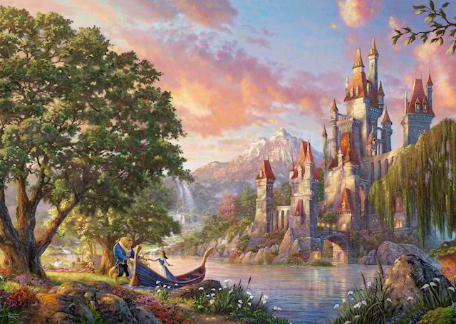 Tuotekuva 2 - Disney Belle´s Magical World Thomas Kinkade Palapelit 3000 palaa Schmidt