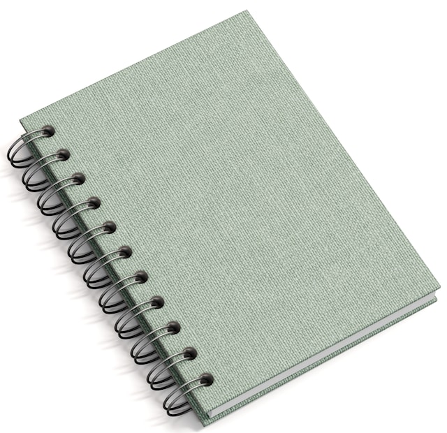 Produktbild 1 för Anteckningsbok A6 Linjerad Soft Teal 90 Blad Bigso Box of Sweden