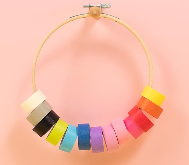 Produktbilde 1 for Washi-teip regnbue 14-pakk Playbox