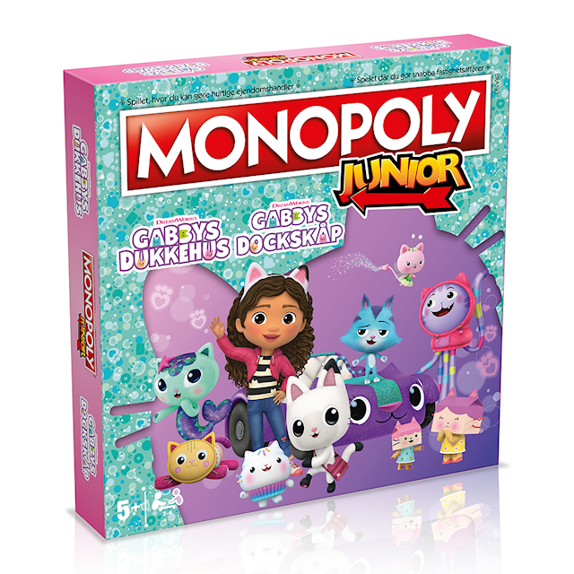 Produktbilde 1 for Monopoly Junior - Gabby's Dollhouse (DA/SE)