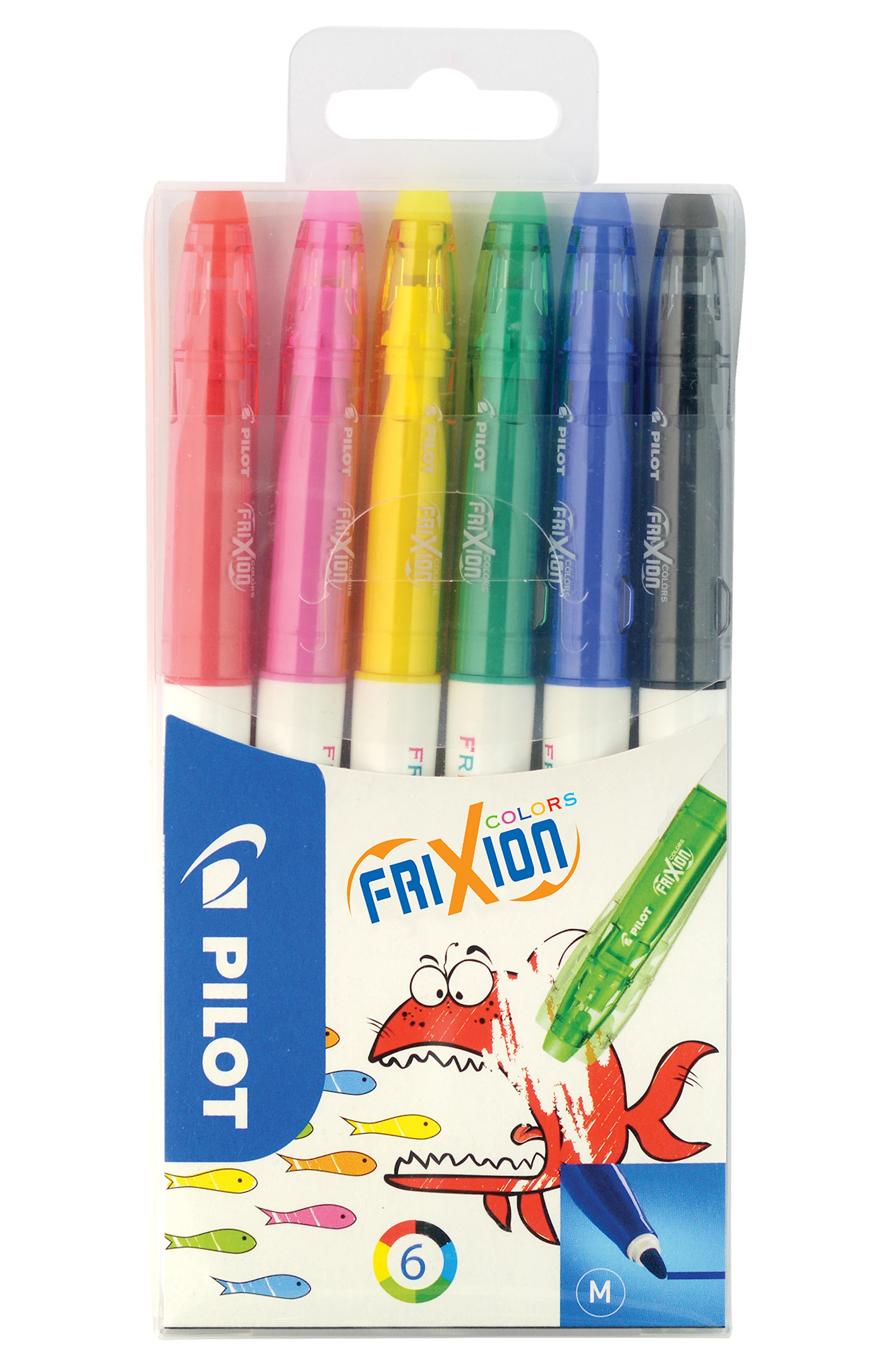 Tuotekuva ille Frixion Color Kuitukynä 6 kpl Pilot