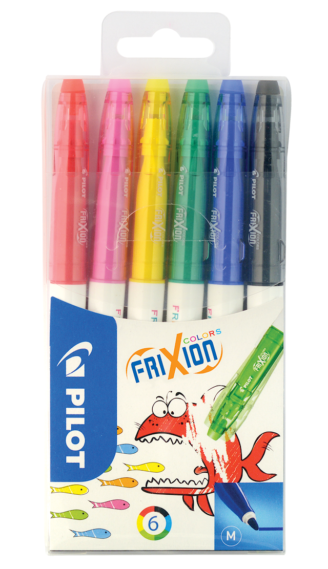 Tuotekuva 1 - Frixion Color Kuitukynä 6 kpl Pilot