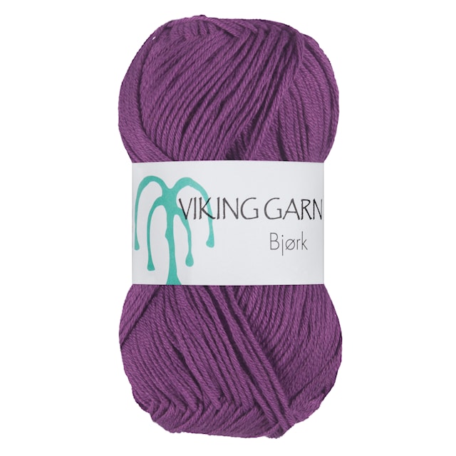 Bjørk 50 g Sterk lilla 570 Viking Garn