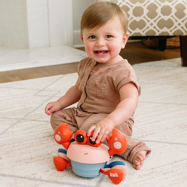 Produktbild 6 för Shakin 'N Wobble Gående Krabba Aktivitetsleksak Happy Baby