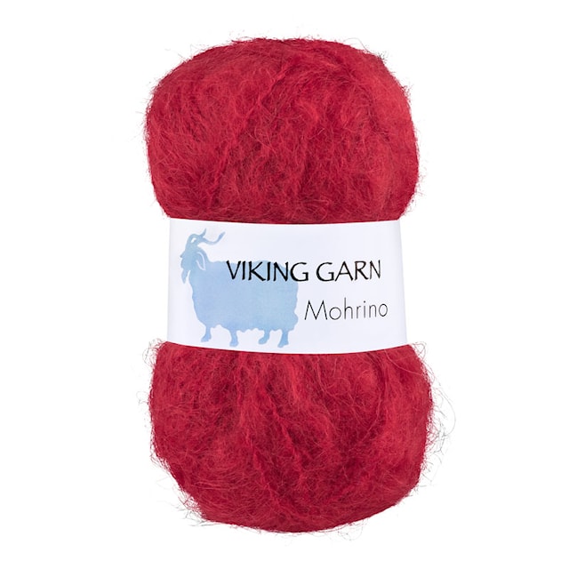 Mohrino 50 g Red 560 Viking Garn