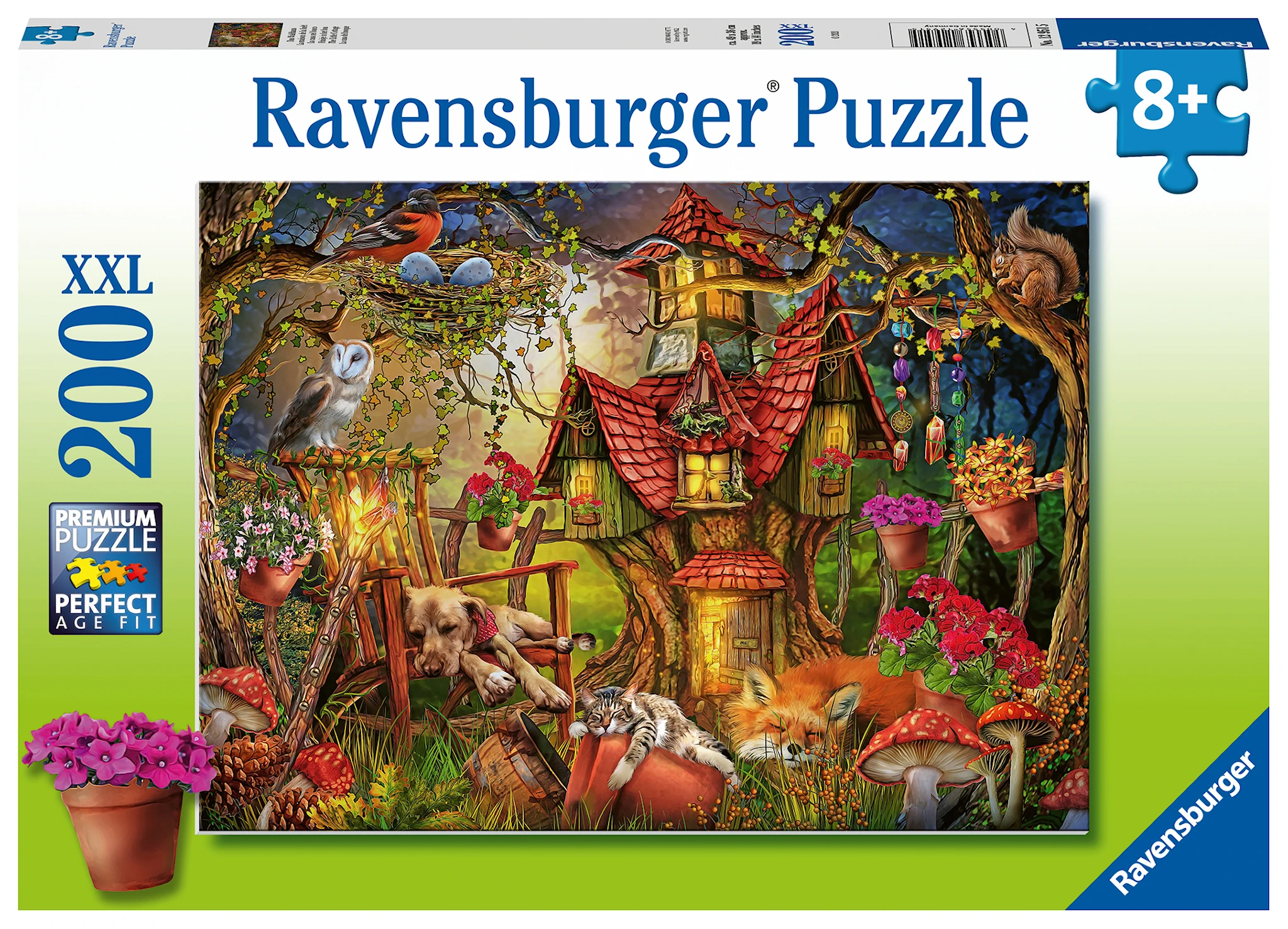 Produktbilde for Huset i Skogen Puslespill 200 biter Ravensburger