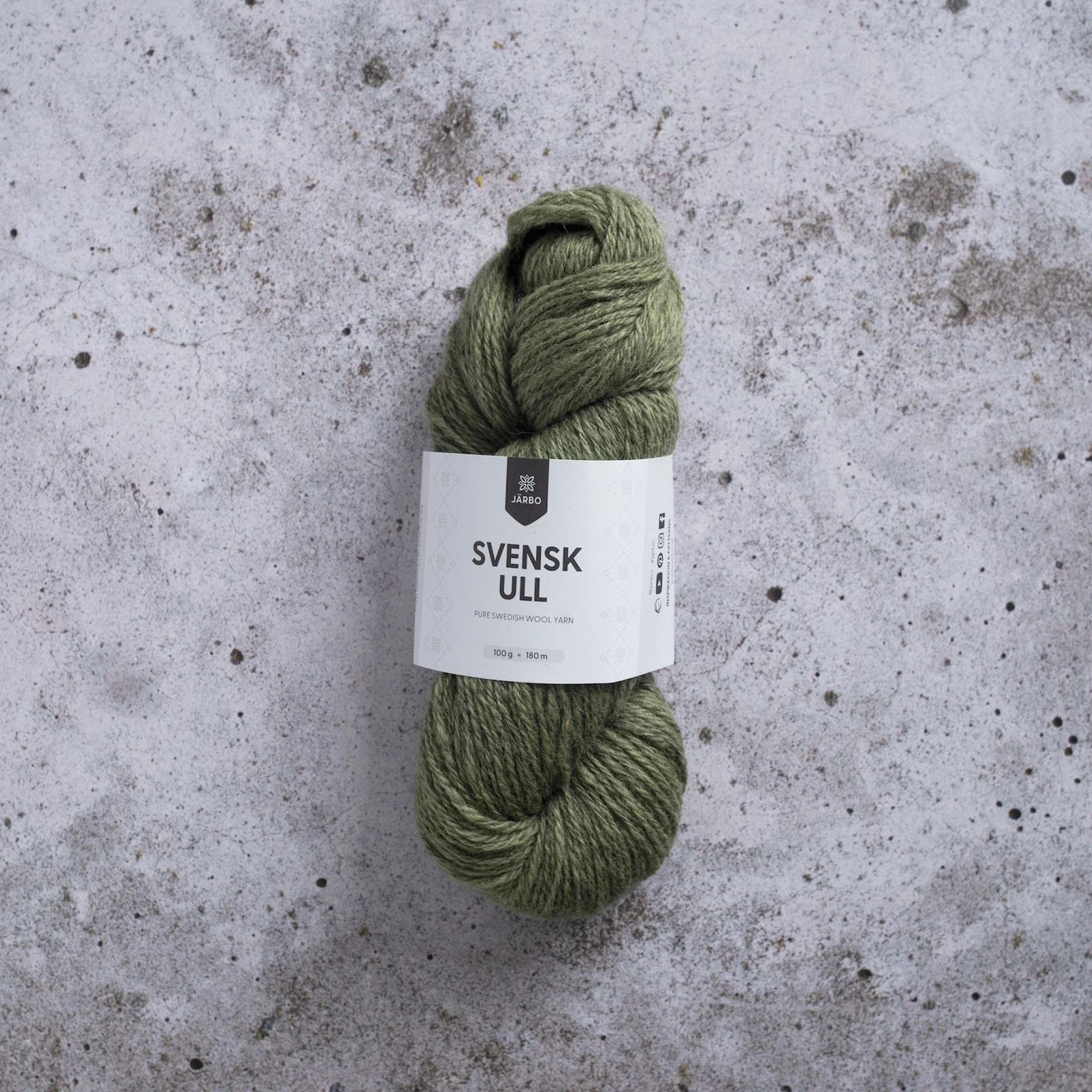 Produktbild för Svensk Ull 3 tr 100 g Järbo