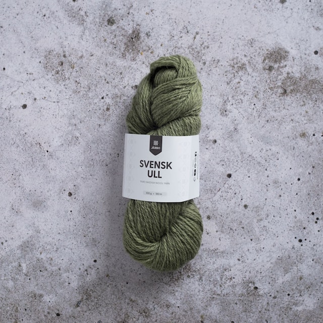 Svensk Ull 3 tr 100 g Midsummer Green Järbo