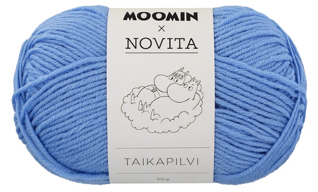 Moomin Taikapilvi ullgarn 50g Flödvatten (015) Novita