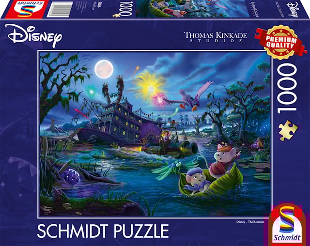 Produktbild 1 för Disney The Rescuers Pussel 1000 Bitar Schmidt