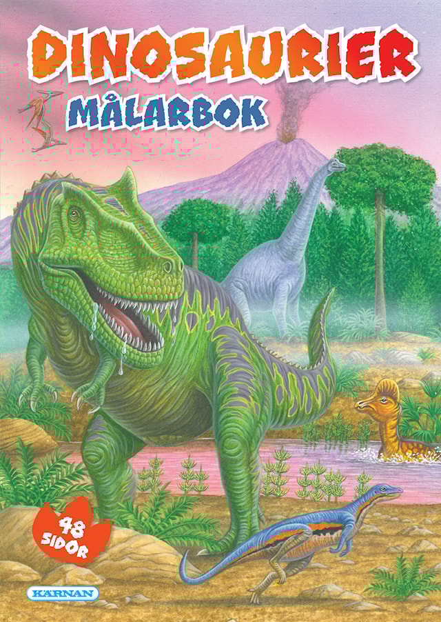 Målarbok Dinosaurier, Kärnan