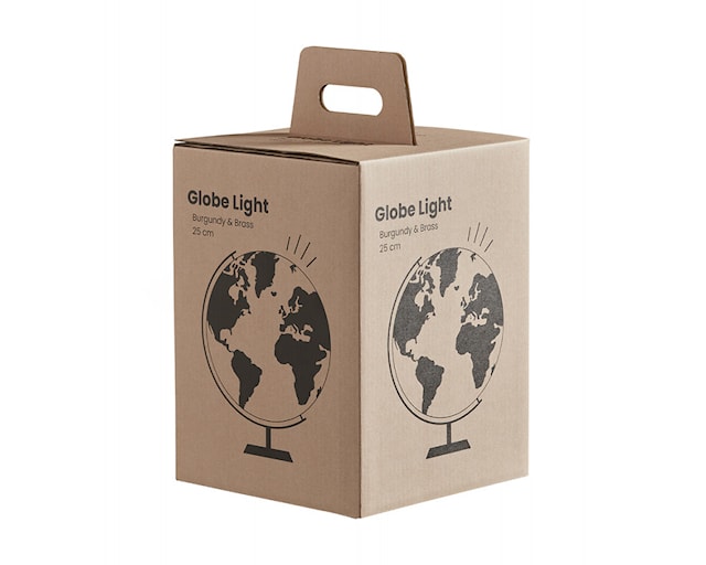 Produktbild 2 för Jordglob Lampa Röd