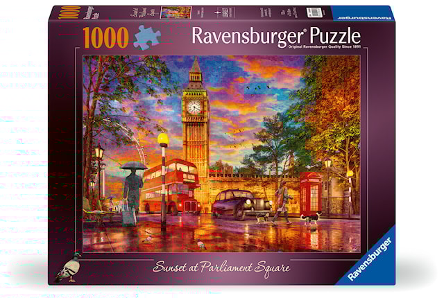Produktbilde 1 for Solnedgang på Parlamentsplassen Puslespill 1000 brikker, Ravensburger