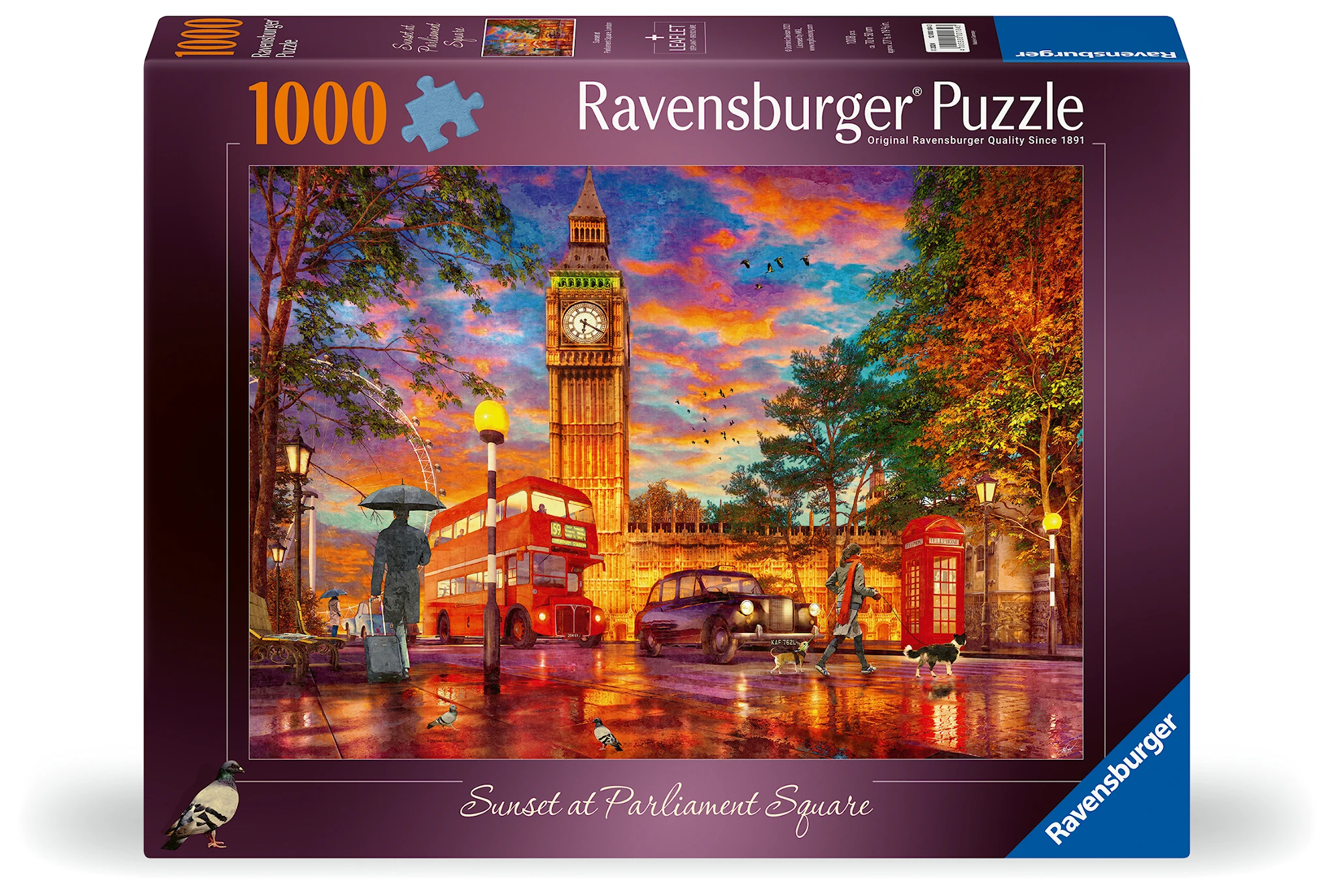 Tuotekuva ille Sunset At Parliament Square Palapelit 1000 palaa, Ravensburger