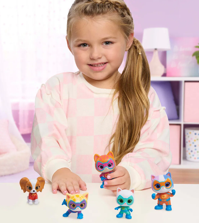 Produktbild 3 för Disney Jr. Super Kitties Figurset 5-Pack 7,5 cm