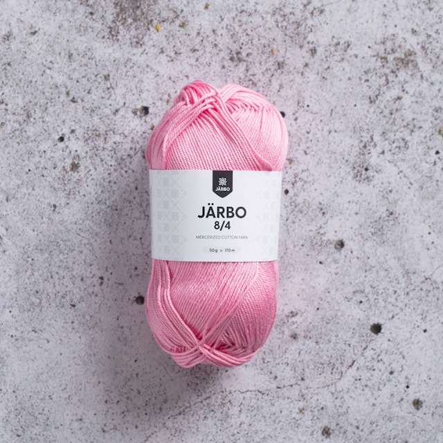 8/4 Bomullsgarn 50 g Sukkerspinnrosa (32078) Järbo