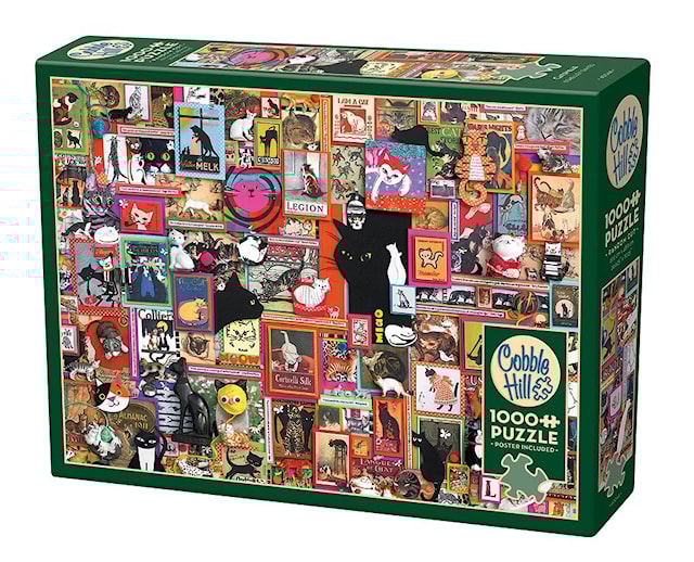 Tuotekuva 1 - Palapelit Catsville 1000 palaa, Cobble Hill