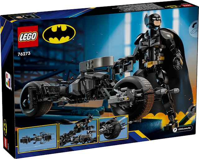 Tuotekuva 3 - Rakennettava Batman™-hahmo ja Batpod-pyörä LEGO® Super Heroes (76273)
