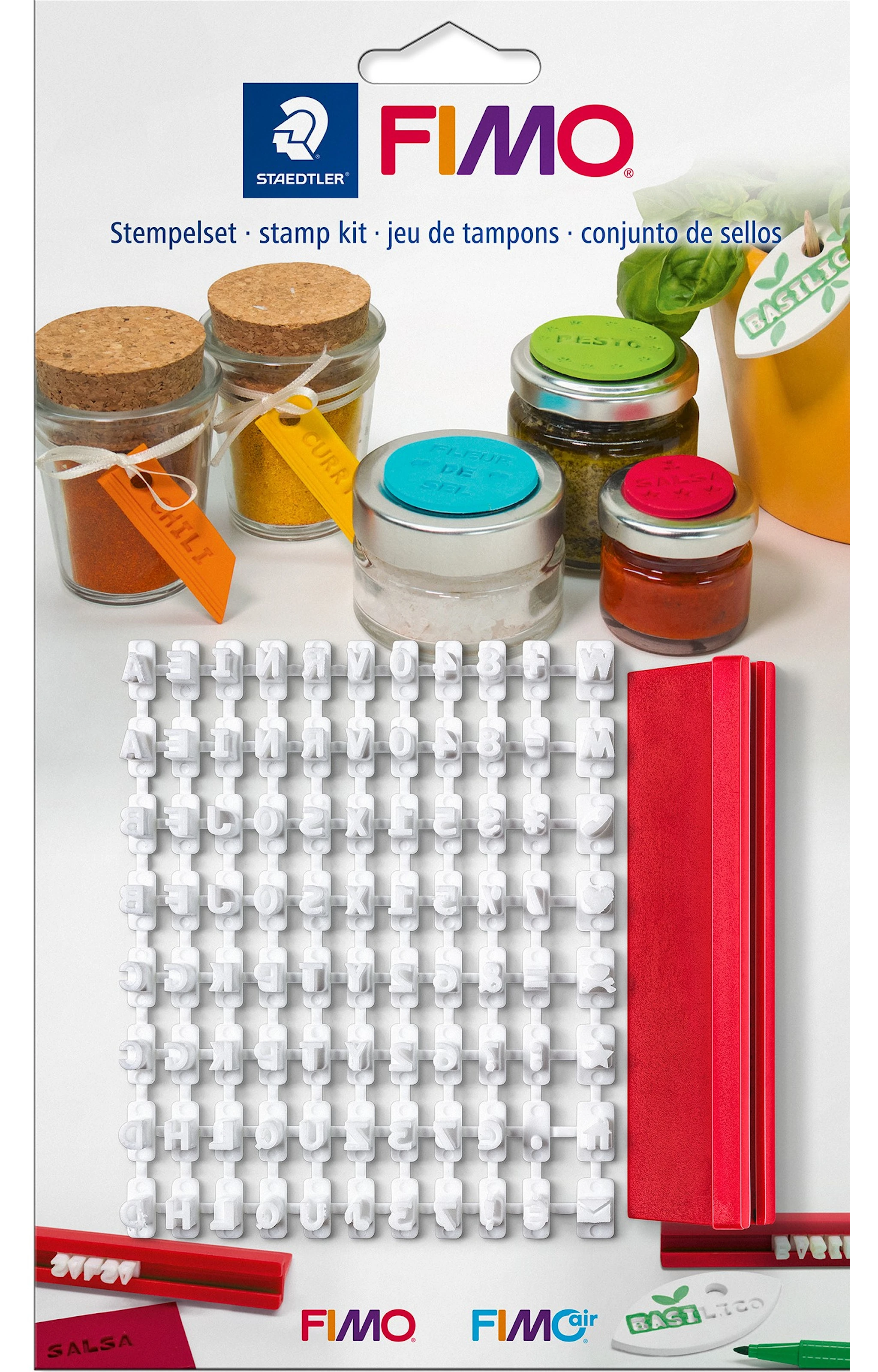 Tuotekuva ille FIMO Leimasinsarja savelle 88 merkkiä Staedtler