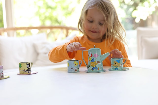 Produktbild 3 för Bamse Teservis i Plåt Micki