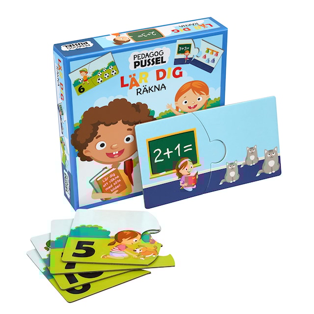 Produktbild 2 för Pedagog Pussel Lär Dig Räkna, Barbo Classic (SE)