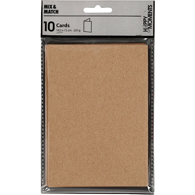 Produktbild 3 för Brevkort Naturfärgade 10,5x15 cm 10-pack