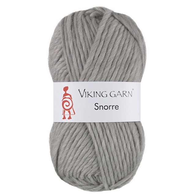 Snorre 100 g Ljusgrå 213 Viking Garn