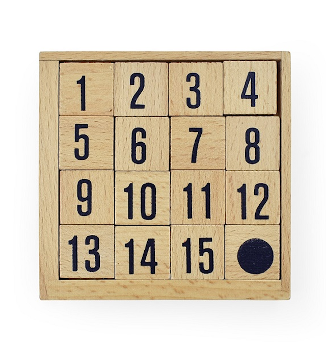 Produktbilde 1 for 15-spill - Skyvepuslespill av tre Legami