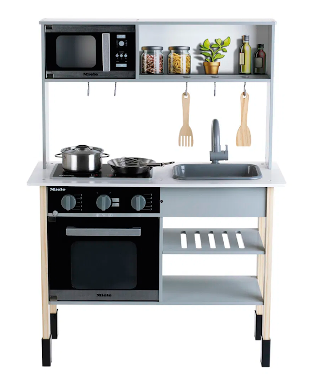 Produktbild 1 för Miele Leksakskök Trä Vit Theo Klein