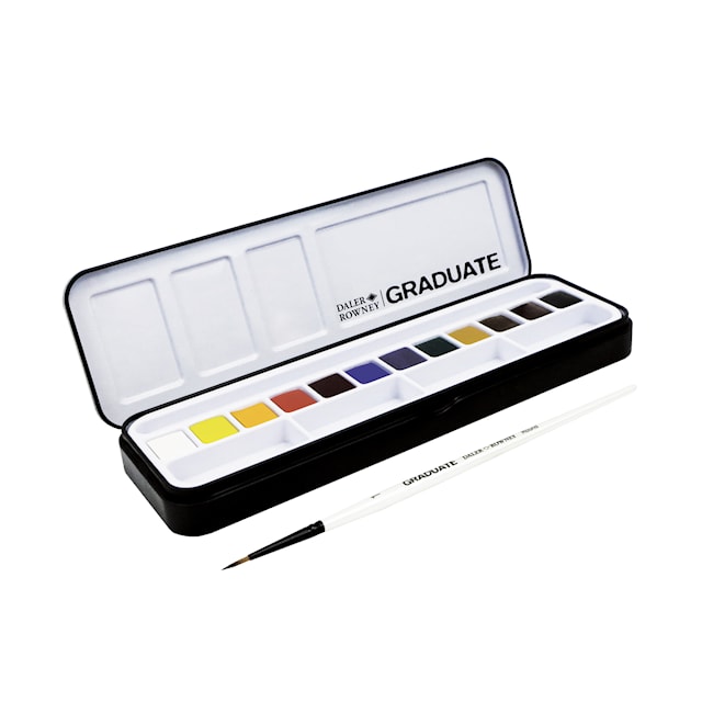 Produktbilde 3 for Akvarellfarge Graduate 12 Halvkopper Daler-Rowney