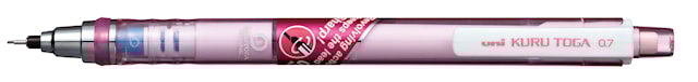 Stiftpenna Kuru Toga 0,7 Rosa, Uni-Ball