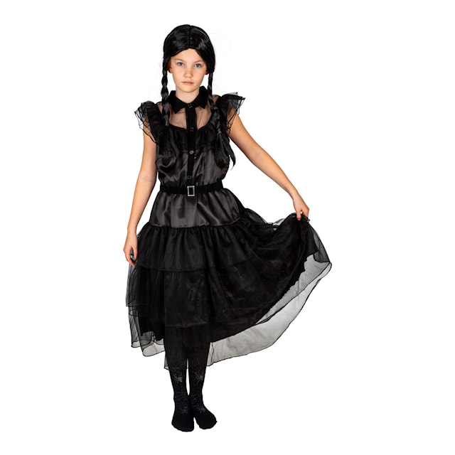 Produktbilde 3 for Kjole "Wednesday" Svart 158-164