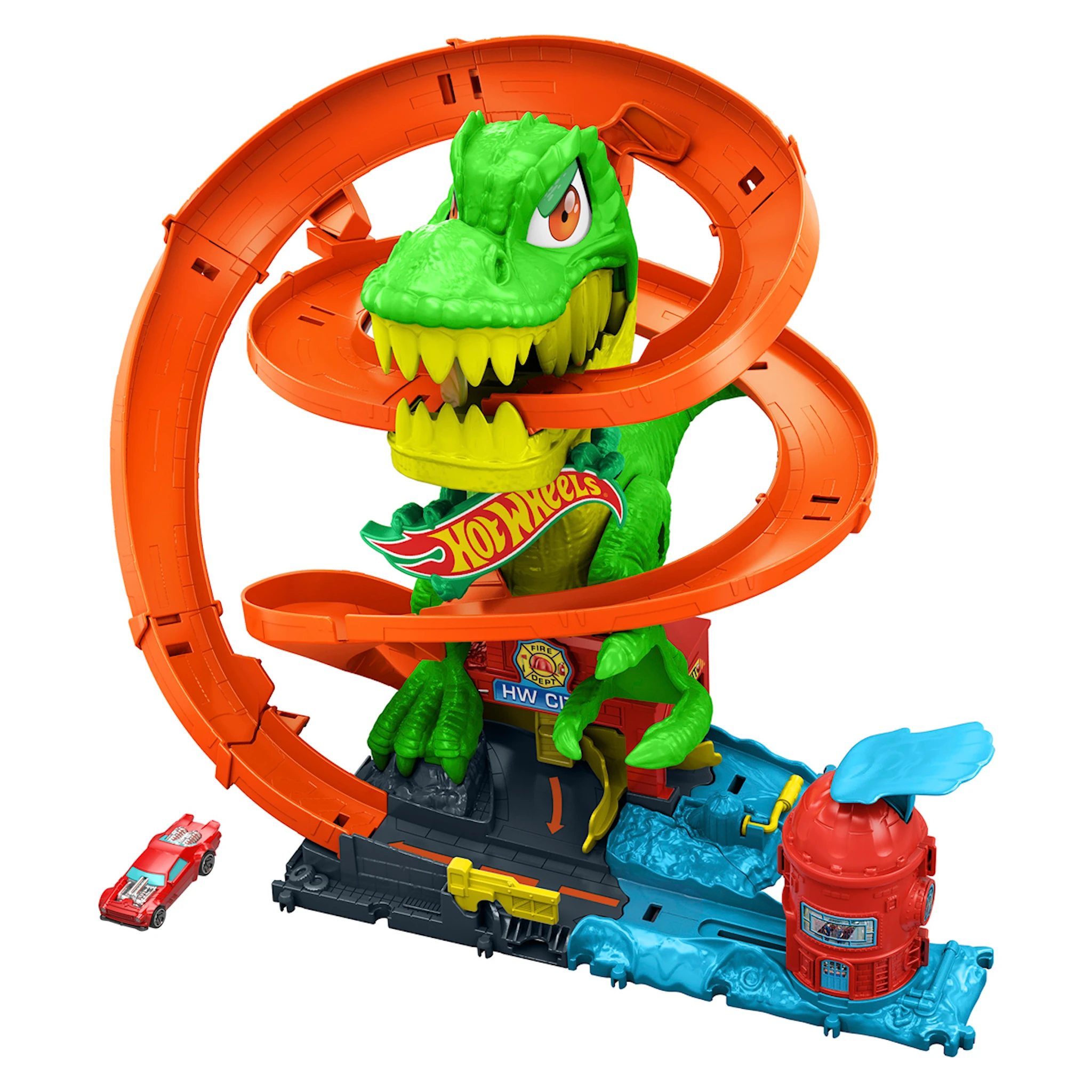 Tuotekuva ille Hot Wheels City T-Rex Fire Station