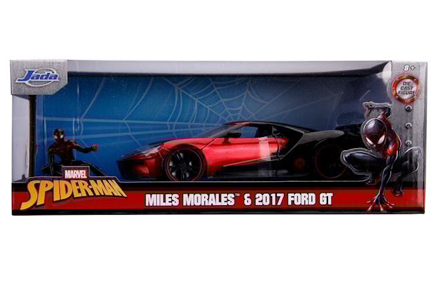 Produktbild 7 för Marvel Spider-Man Miles Morales 2017 Ford GT med Figur 1:24