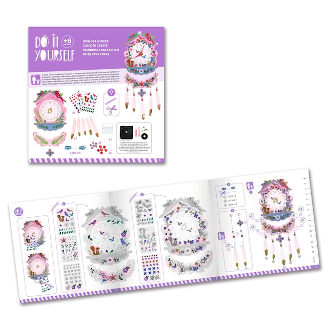 Tuotekuva 3 - Askartele Käki kellolla oikealla koneistolla Djeco