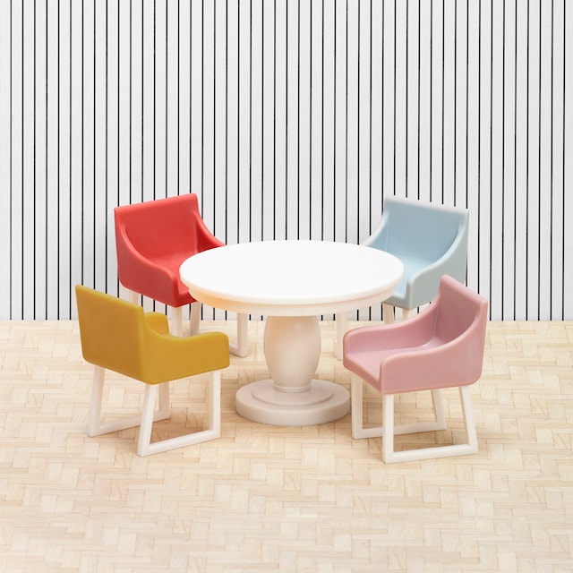 Produktbilde 2 for Lundby Basic Spisestuesett